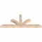 Ekena Millwork Richland Smooth Timber Gable Bracket, Douglas Fir, 60"W x 25"H x 3 1/2"D x 3 1/2"F, 10/12 Pitch GBW060X25X0404RIC00SDF - alternate 2